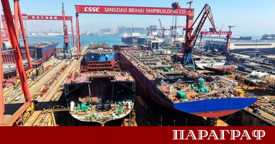 Китайската корабостроителна индустрия бележи безпрецедентен технологичен възход Секторът ускорява своя