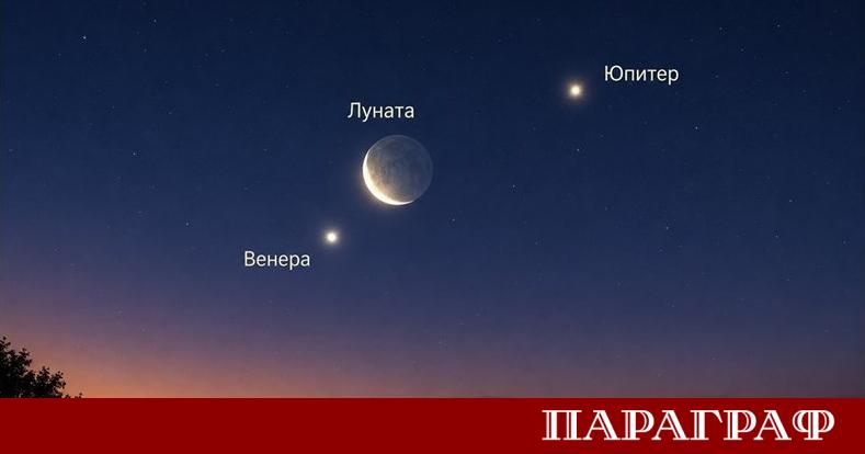 Венера и Юпитер ще се сближат видимо на небето на