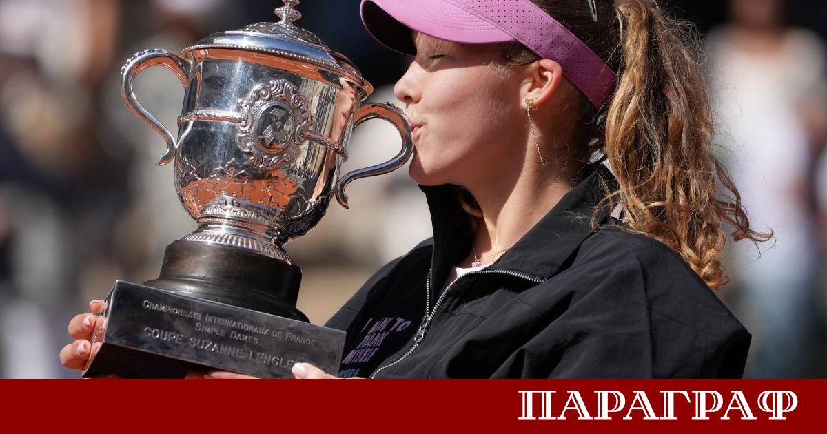Мира Андреева е новата шампионка на Ролан Гарос при жените