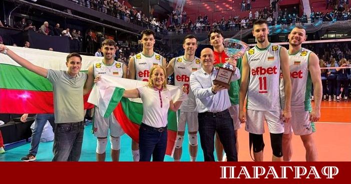 Българският национален отбор по волейбол за мъже постигна престижна победа