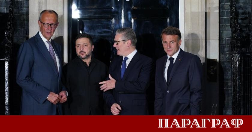 Лидерите на Франция Германия и Великобритания изразиха единна позиция в