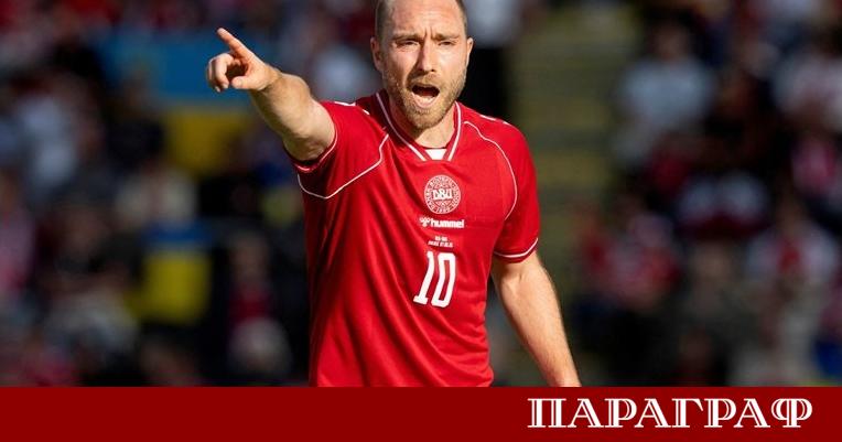 Датският национал Кристиан Ериксен е в добро общо състояние Той