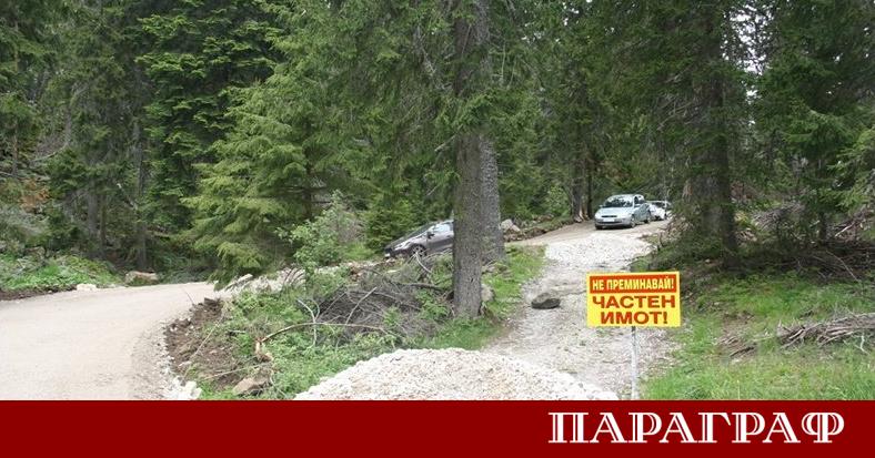 Аварийният обходен път над свлачището между Смолян и Пампорово вече