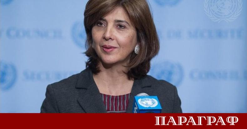 Специалният пратеник на генералния секретар на ООН Мария Анхела Олгин