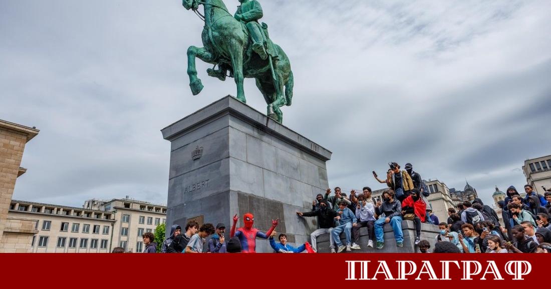 Брюксел се превърна в арена на ожесточени сблъсъци между младежи