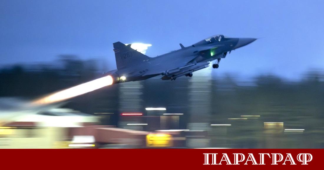 Шведските военновъздушни сили реагираха своевременно на нова военна активност в