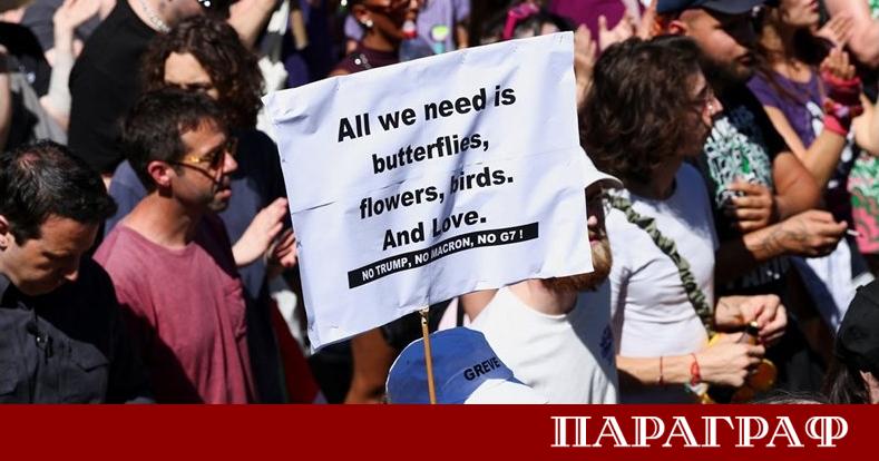Хиляди демонстранти изпълниха улиците на Женева днес Те изразяват остро