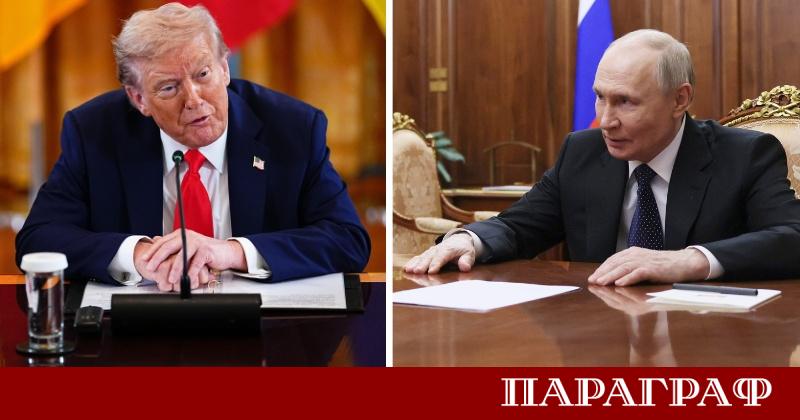 Президентът на САЩ Доналд Тръмп проведе важен разговор с руския