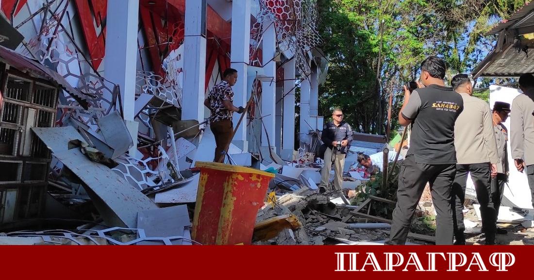 Силно земетресение с магнитуд 6 7 разтърси индонезийския остров Сулавеси