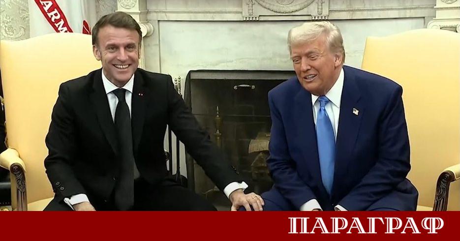 Френският президент Еманюел Макрон подхожда с умерен оптимизъм след историческия