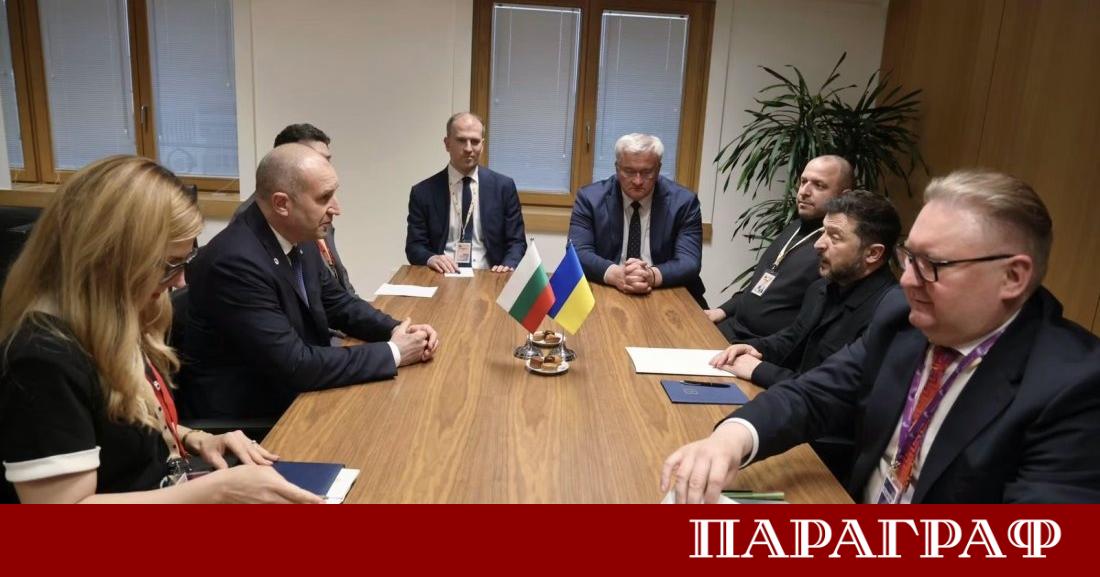 Министър председателят Румен Радев проведе официална среща с президента на