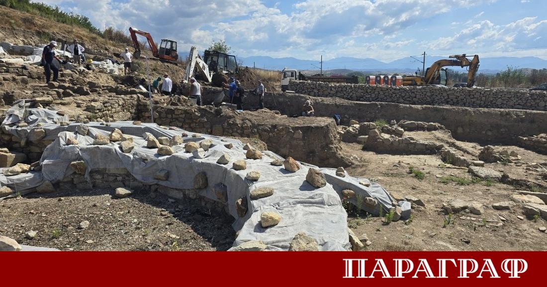 Археологическият екип под ръководството на проф д р Людмил Вагалински
