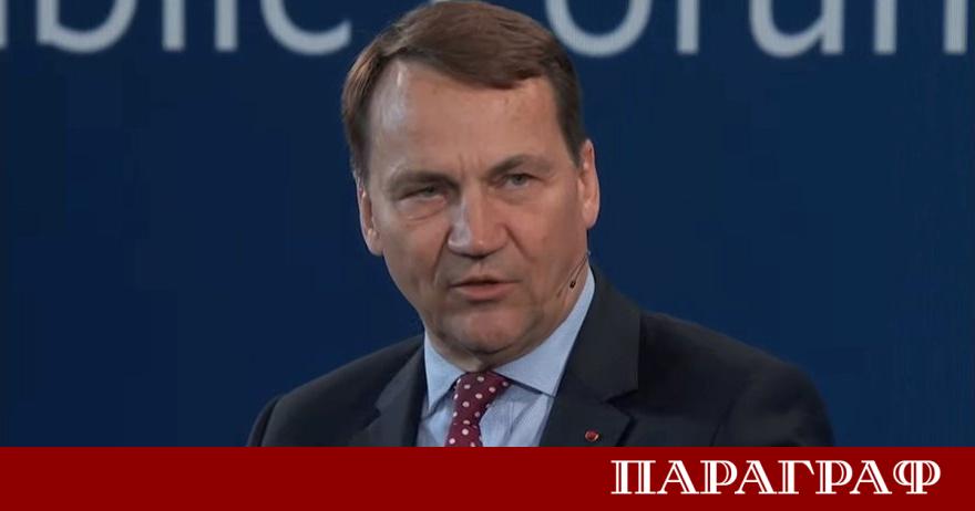 Полският външен министър Радослав Шикорски отправи остра критика към водещата