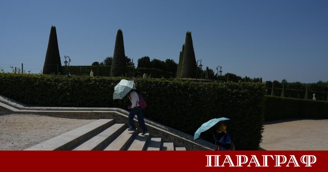 Френската столица Париж се бори с интензивна гореща вълна Високите