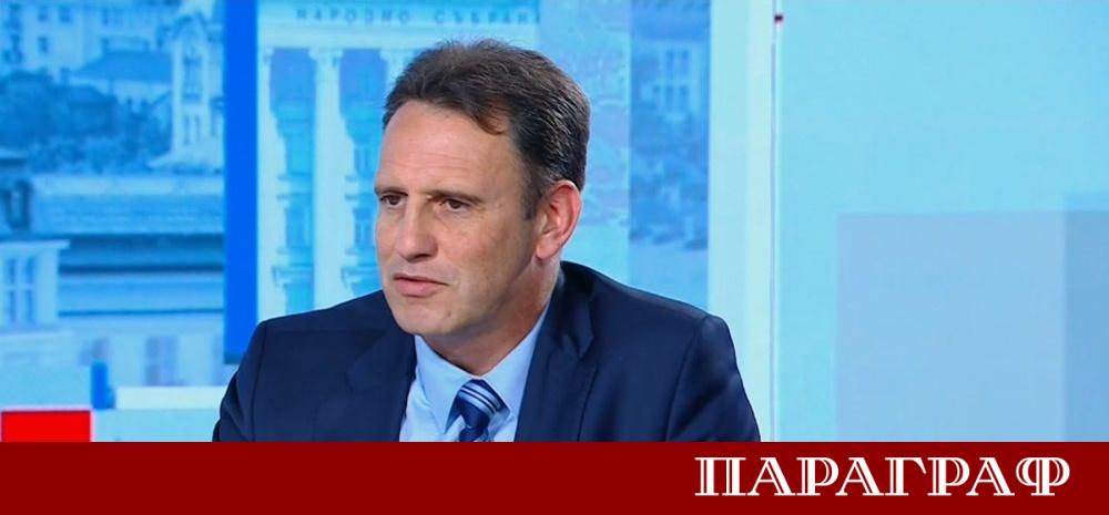 Заместник председателят на Народното събрание Иван Ангелов от Прогресивна България