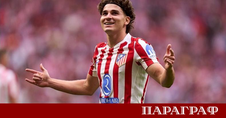 Нападателят на националния отбор на Аржентина Хулиан Алварес направи изненадващо
