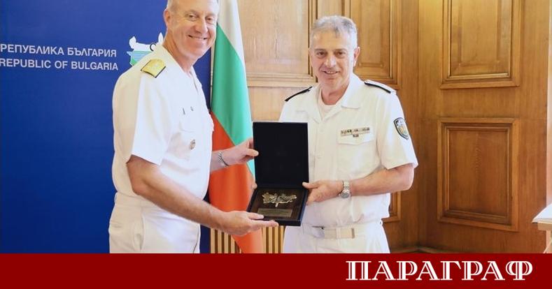 Началникът на отбраната адмирал Емил Ефтимов проведе официална среща с