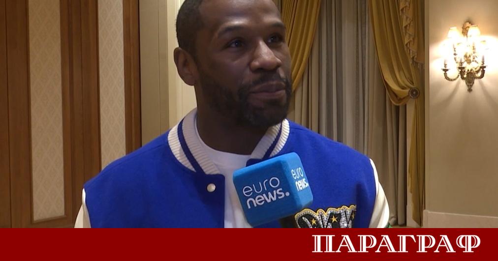Живата легенда на професионалния бокс Флойд Мейуедър младши пристигна в