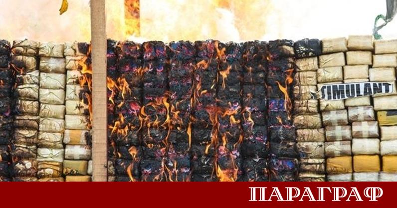 Властите в Мианмар проведоха мащабна акция по унищожаване на конфискувани