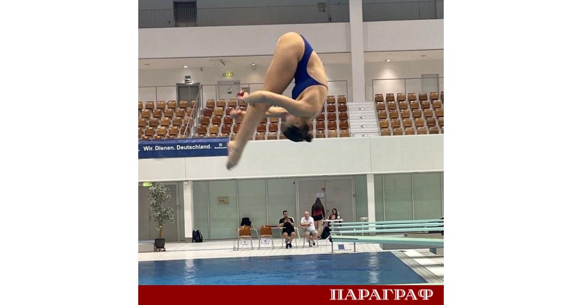 Българската надежда в скоковете във вода Ива Ереминова постигна нов