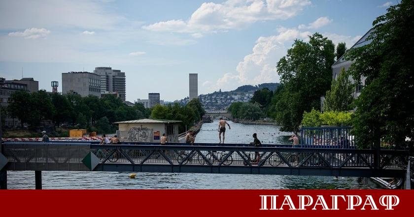 Швейцария регистрира най високата температура за месец юни в своята