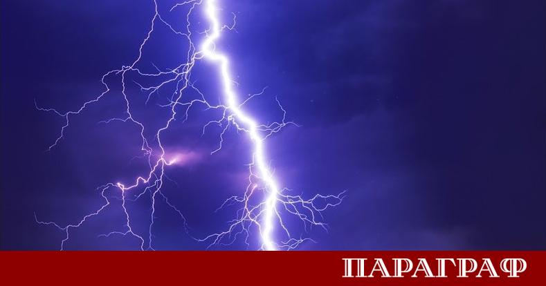 Силна гръмотевична буря в Южна Швеция доведе до тежък инцидент