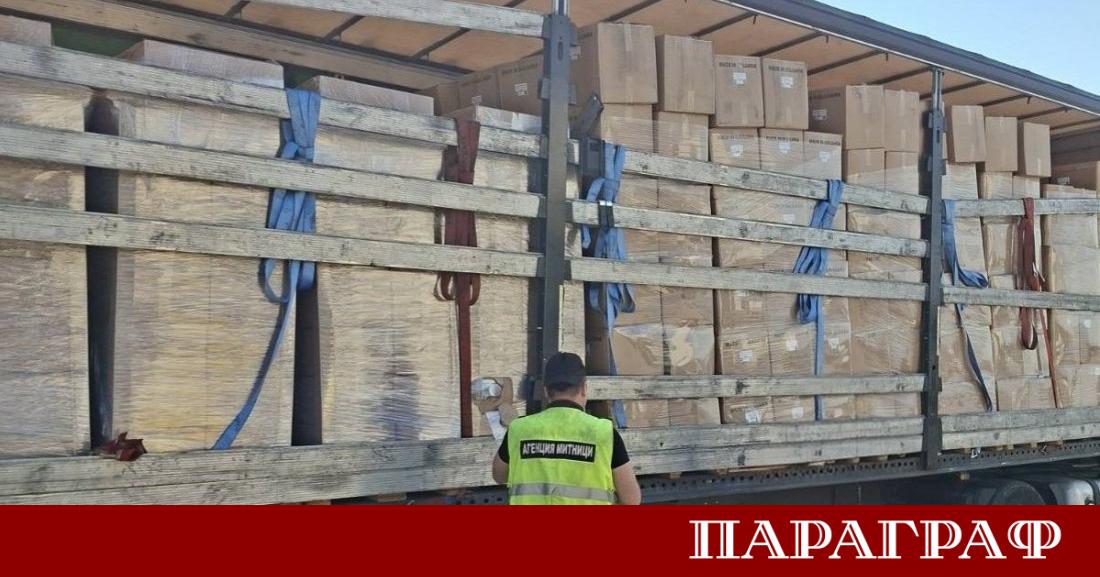 Митническите служители от Териториална дирекция Митница Русе извършиха мащабна акция