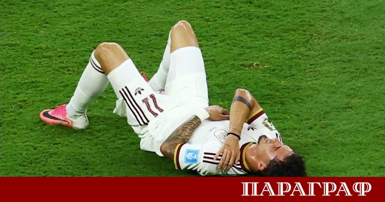 Испанският национален отбор по футбол претърпя сериозна загуба в своя
