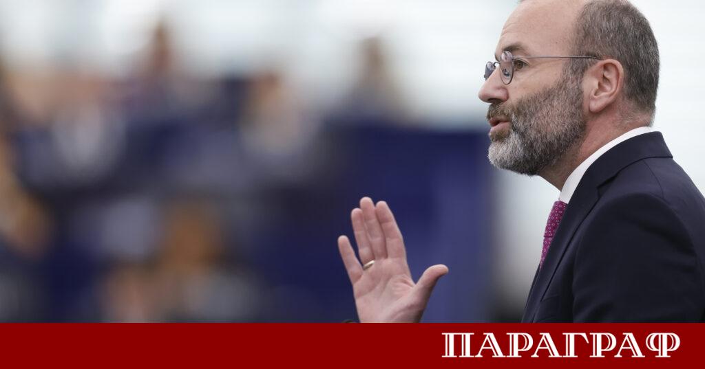 Председателят на Европейската народна партия ЕНП Манфред Вебер даде ексклузивно