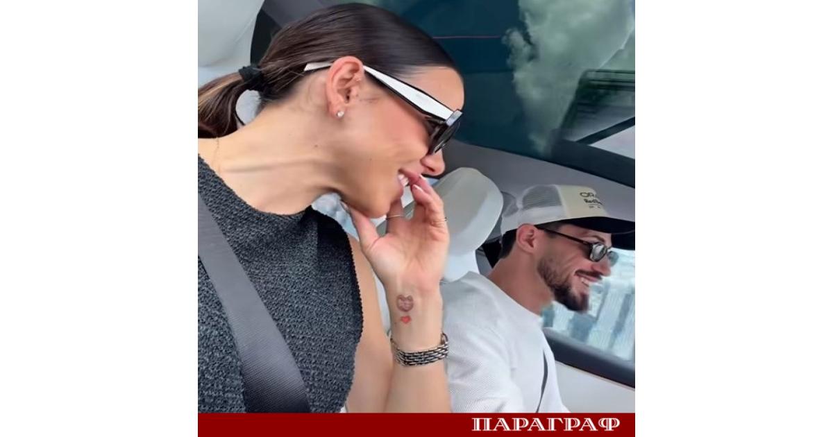 Популярният актьор и телевизионен водещ Наум Шопов и неговата половинка