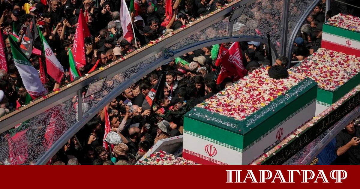 В иранската столица Техеран започнаха мащабни траурни процесии Те са