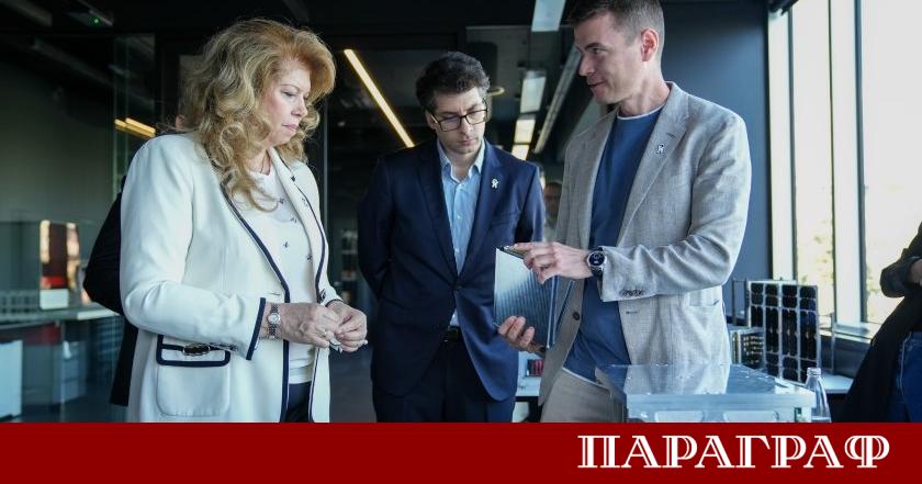 Президентът Илияна Йотова посети високотехнологичния космически център на българската компания