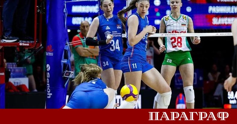 Женският национален отбор по волейбол на България записа поражение в