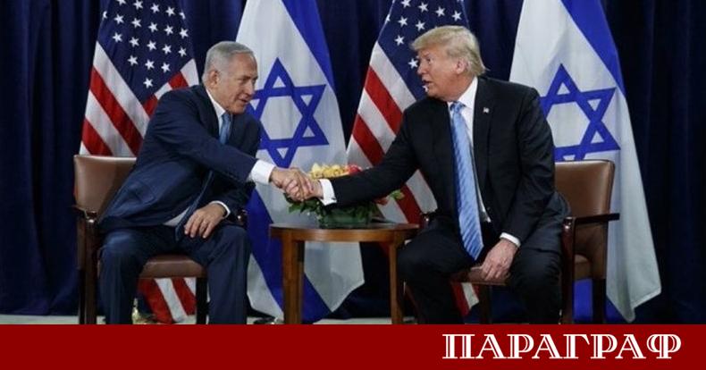 Премиерът на Израел Бенямин Нетаняху и американският президент Доналд Тръмп