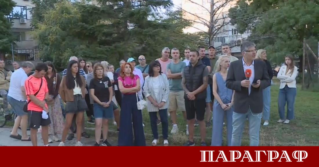 Жители на варненския квартал Чайка организираха протест срещу планирано застрояване
