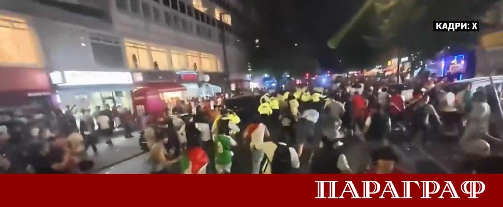 Лондон стана арена на сериозно напрежение веднага след края на