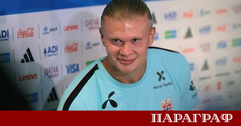 Звездата на норвежкия национален отбор Ерлинг Браут Холанд направи реалистична