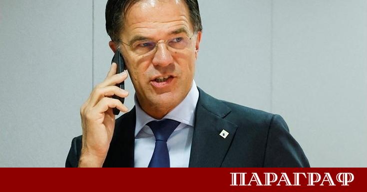 Генералният секретар на НАТО Марк Рюте и украинският президент Володимир