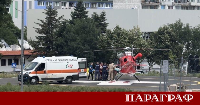 Медицински хеликоптер извърши критична мисия по транспортиране на ранен мъж