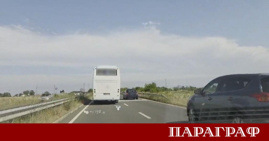 Сигнал за изключително опасно шофиране на пътнически автобус по маршрута