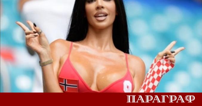 Хърватската красавица Ивана Кнол отново се превърна в център на