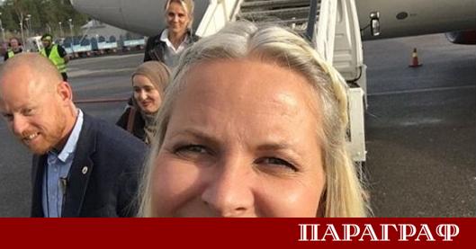 Норвежката принцеса Мете Марит вече се намира у дома след