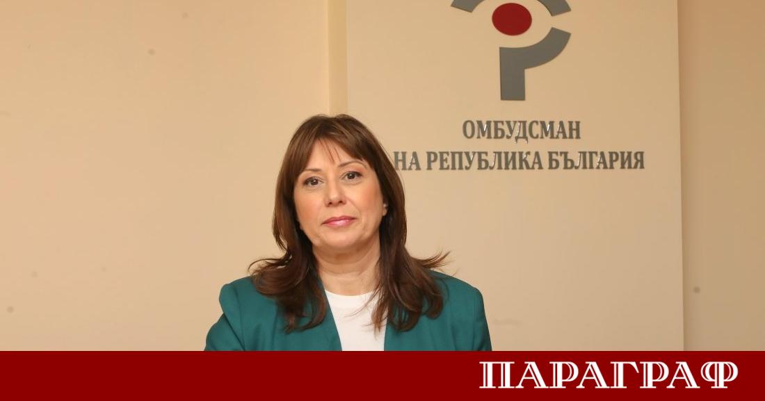 Омбудсманът Велислава Делчева изпрати официално становище до ръководството на 52