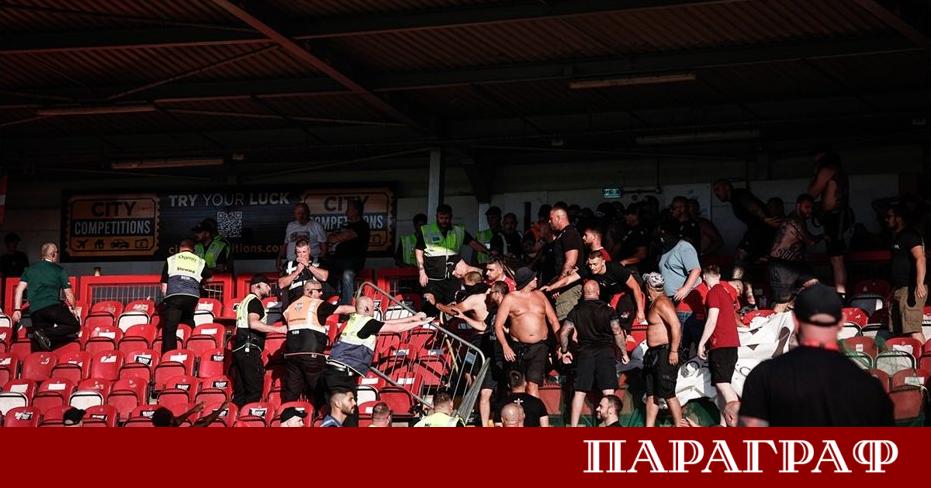 Напрежението преди футболната среща между северноирландския Дери Сити и българския