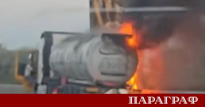 Инцидент със сръбски влекач цистерна предизвика сериозни затруднения в движението