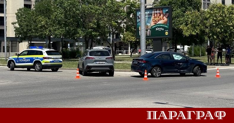 Пловдив стана свидетел на нов пътен инцидент Две леки коли