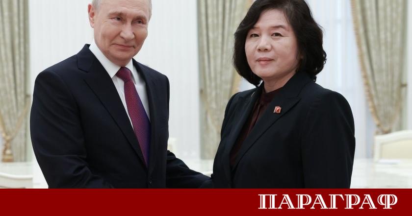 Президентът на Русия Владимир Путин проведе официална среща с външната