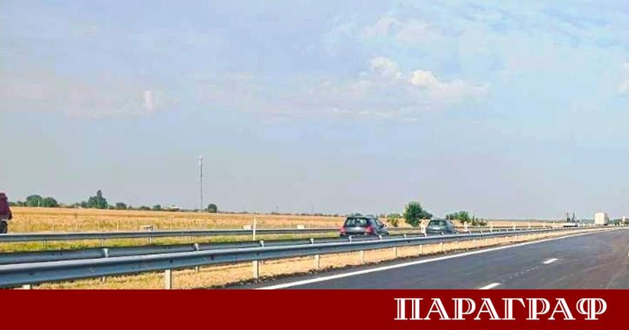 Във вторник се въвежда временна организация на движението по автомагистрала