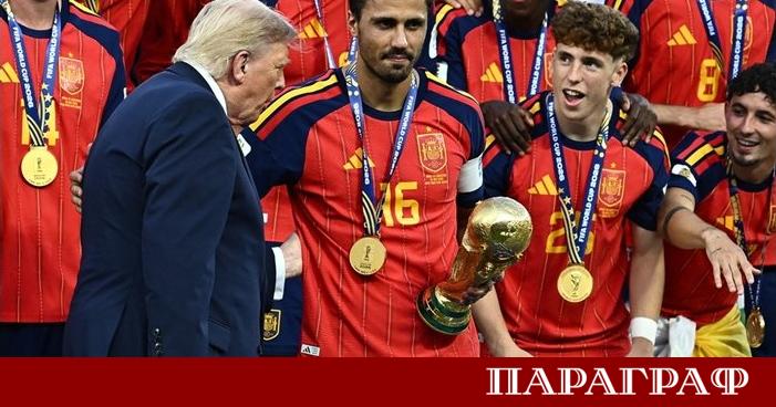Капитанът на националния отбор на Испания Родри прекара със световната