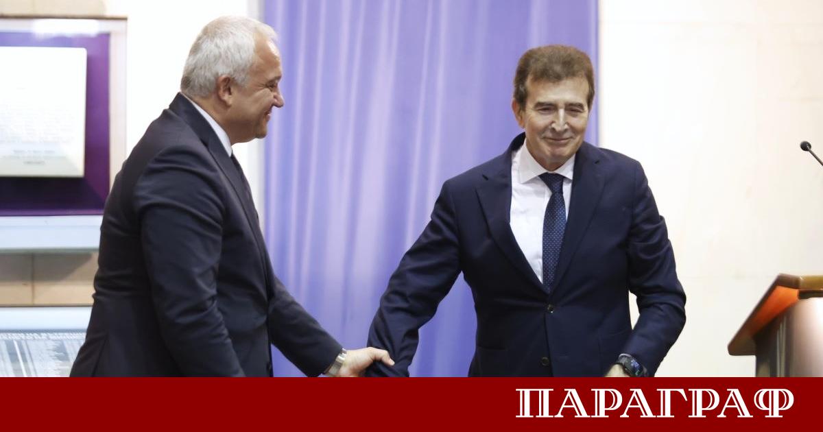 Министърът на вътрешните работи Иван Демерджиев и неговият гръцки колега